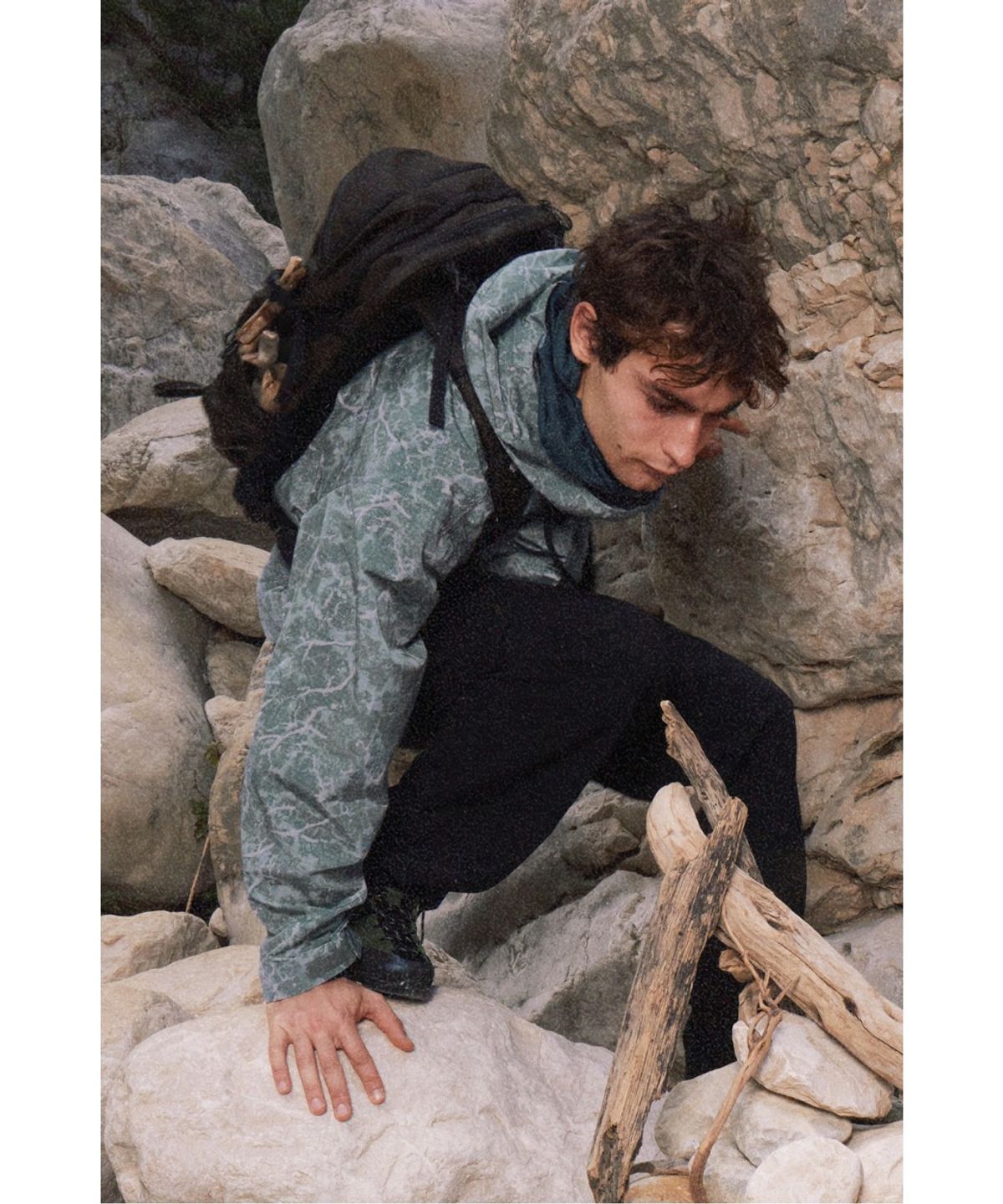 코오롱스포츠(KOLON SPORT) 남성 아웃포켓 후드 재킷 TLJJM26553LOC