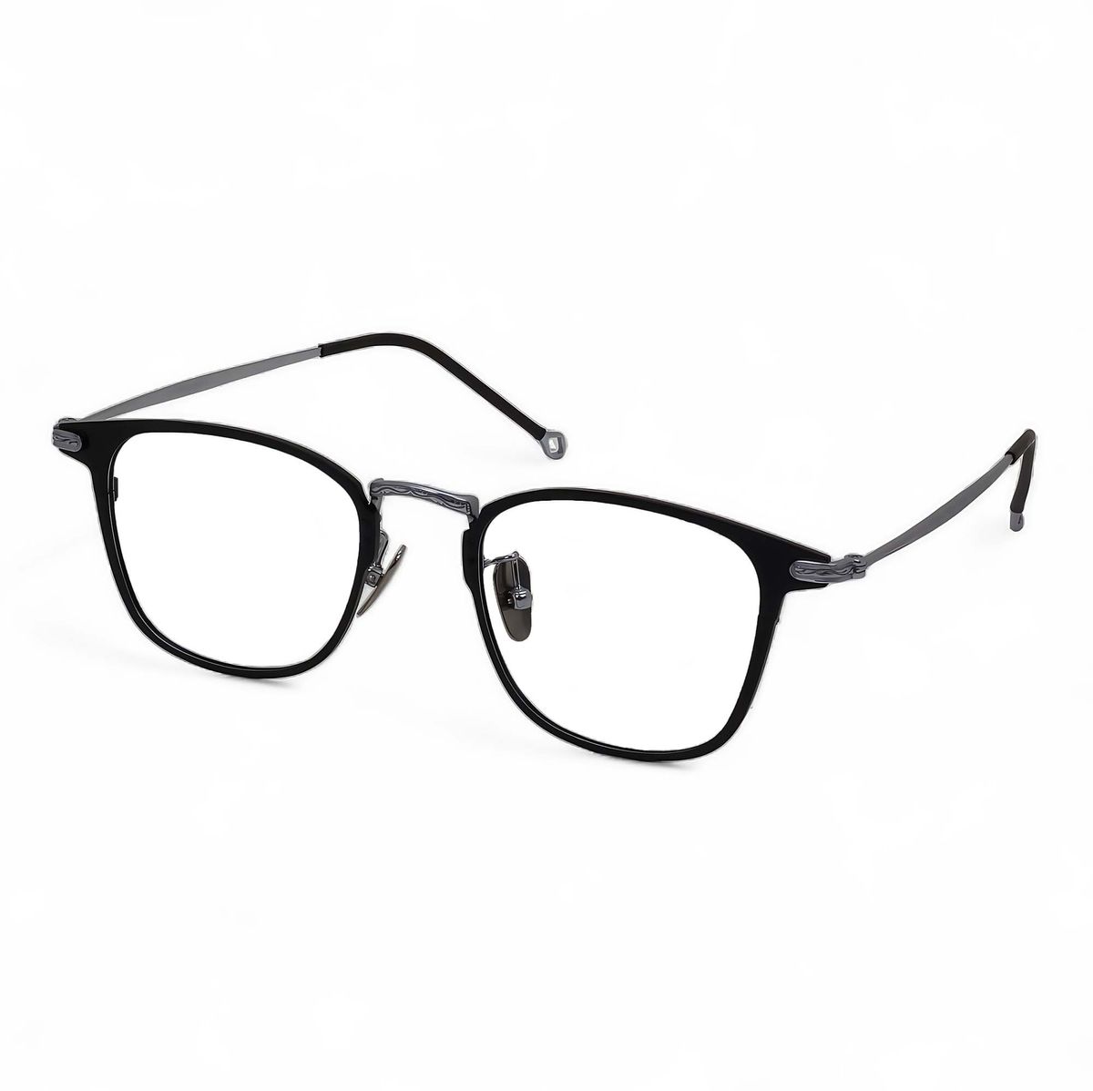아디제(ADIGE) Grayn 그레인 (black silver) LA1034 안경테
