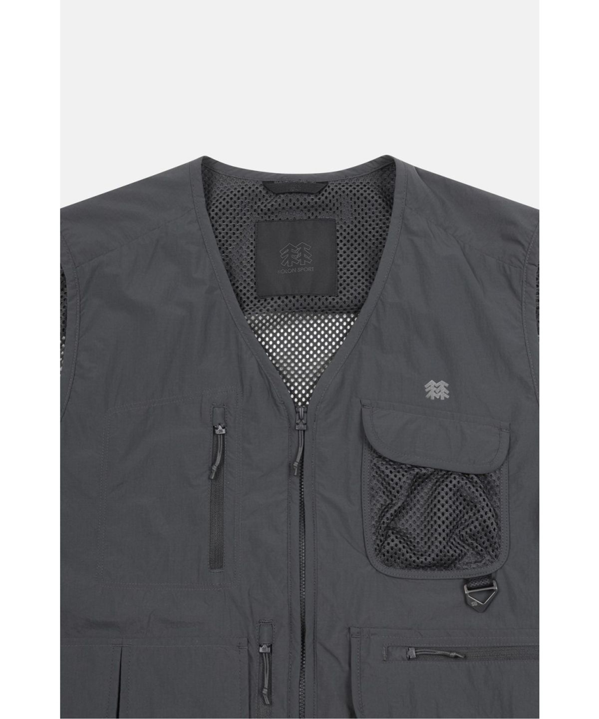 코오롱스포츠(KOLON SPORT) 남성 멀티포켓 베스트 TLVAX26491DGY