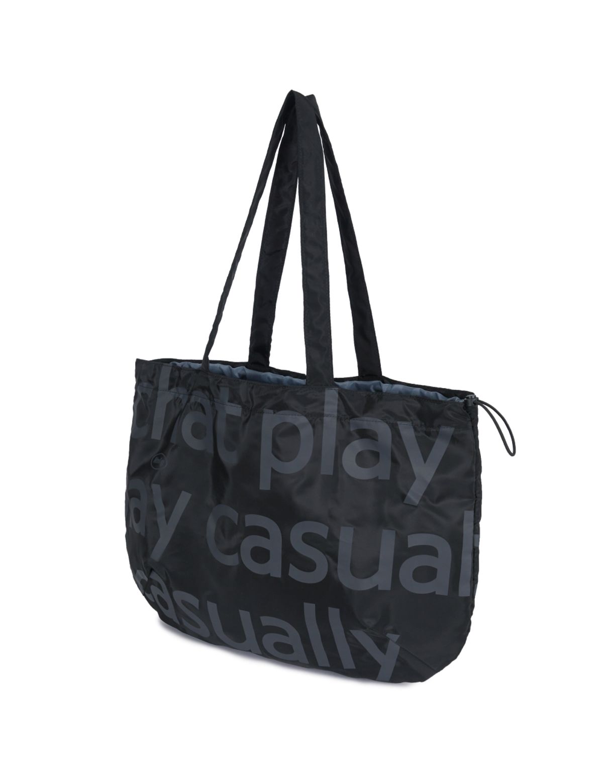 엠엠엘지(MMLG) CPC TYPO LAYOUT TOTE BAG (BLACK)