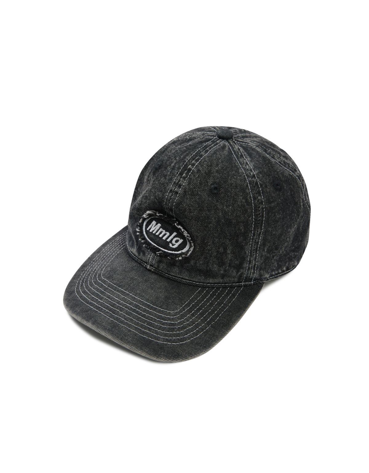 엠엠엘지(MMLG) MMLG WASHED DENIM BALLCAP (WASHED BLACK)