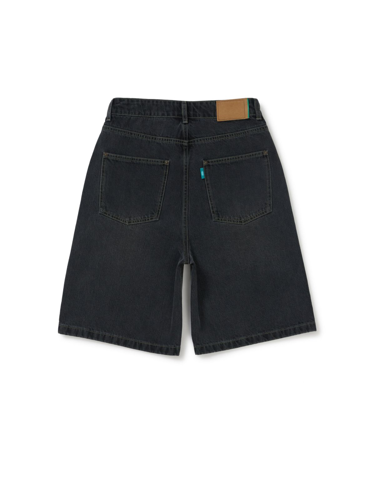 엠엠엘지(MMLG) DISTRESSED WASHED DENIM SHORTS (BLACK)