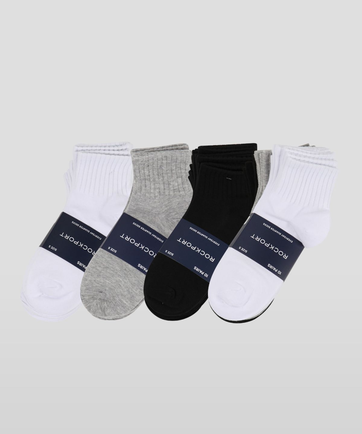 락포트 양말(ROCKPORTSOCKS) ROCKPORT 에브리데이 단목 양말 10팩(PACK)
