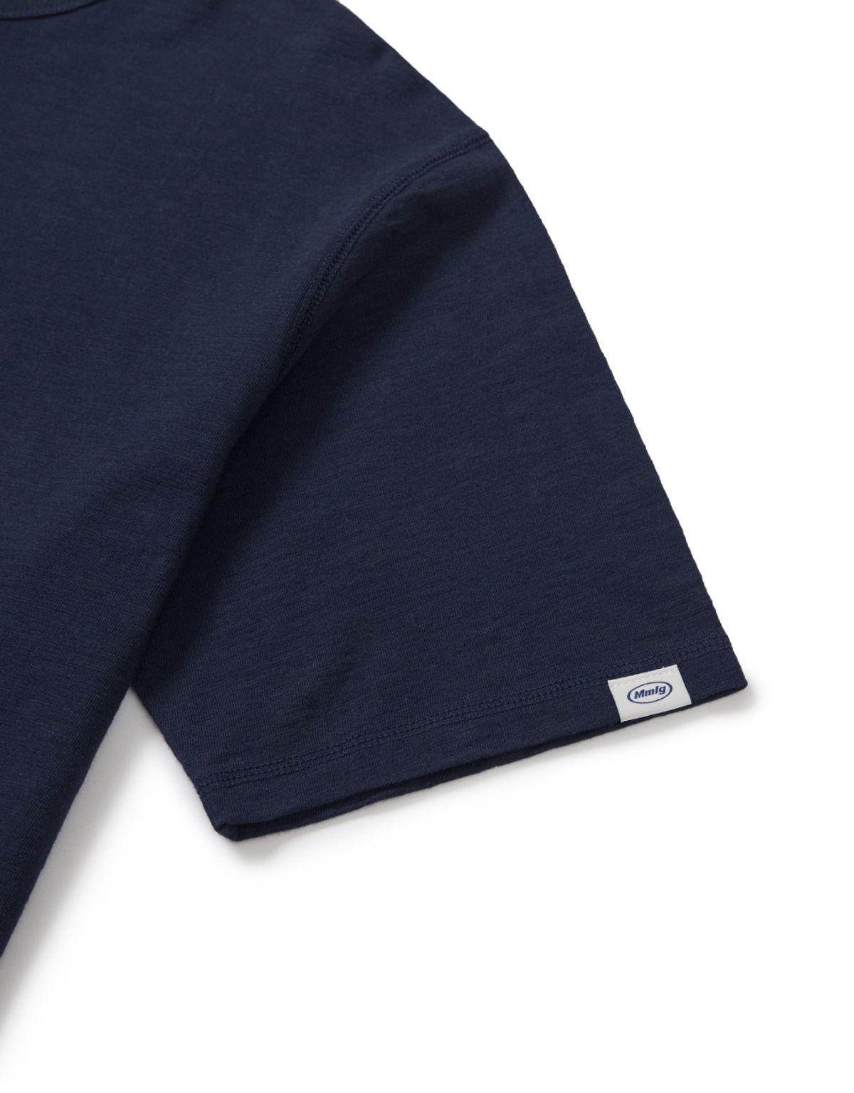 엠엠엘지(MMLG) MMLG HENLEY NECK HF-T (AUTHENTIC NAVY)