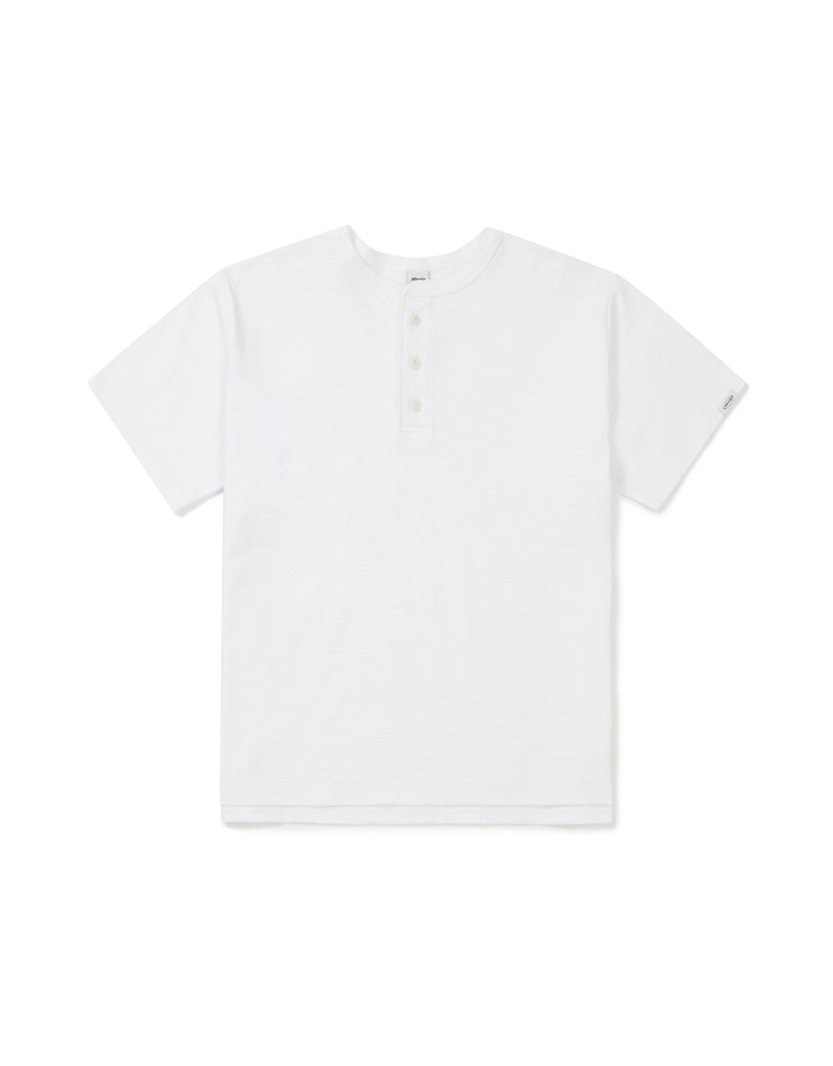 엠엠엘지(MMLG) MMLG HENLEY NECK HF-T (EVERY WHITE)