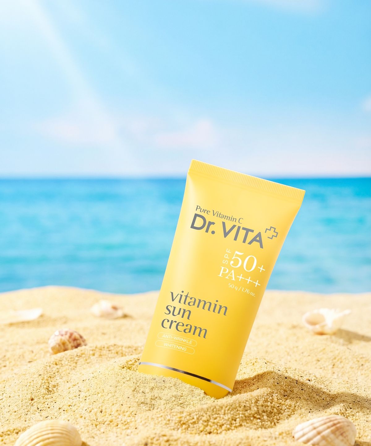 닥터비타(DRVITA) 퓨어 비타민 C 혼합자차 선크림 SPF 50+ / PA+++