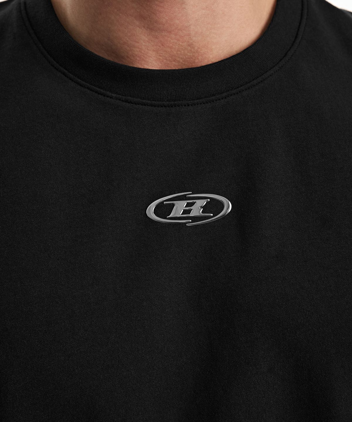 본투윈(BORN TO WIN) SILVER B COMFORT FIT SLEEVELESS [BLACK]