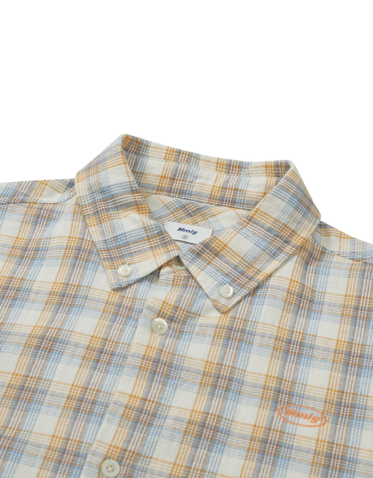 엠엠엘지(MMLG) SERIES PLAID HF SHIRT (BEIGE)