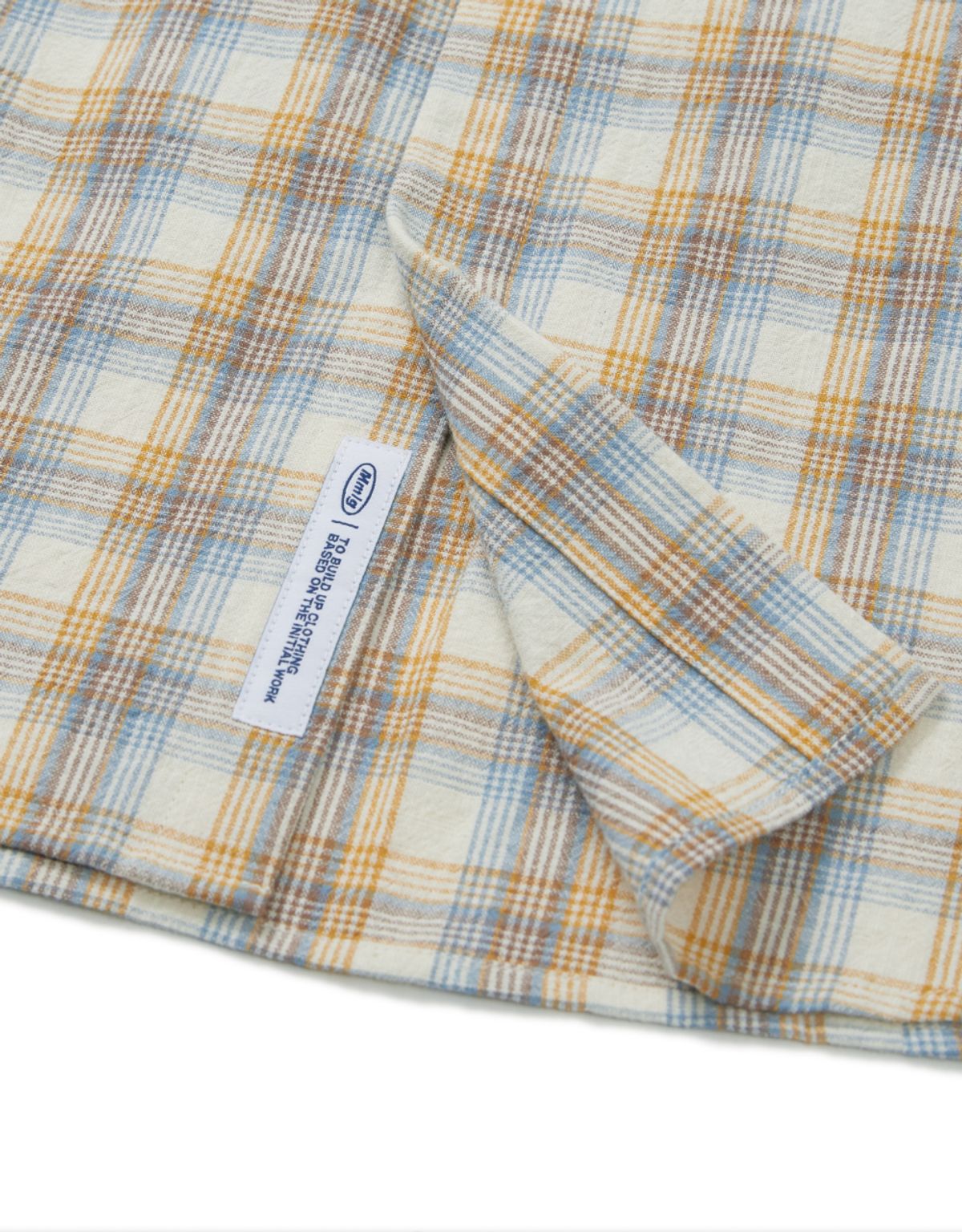 엠엠엘지(MMLG) SERIES PLAID HF SHIRT (BEIGE)