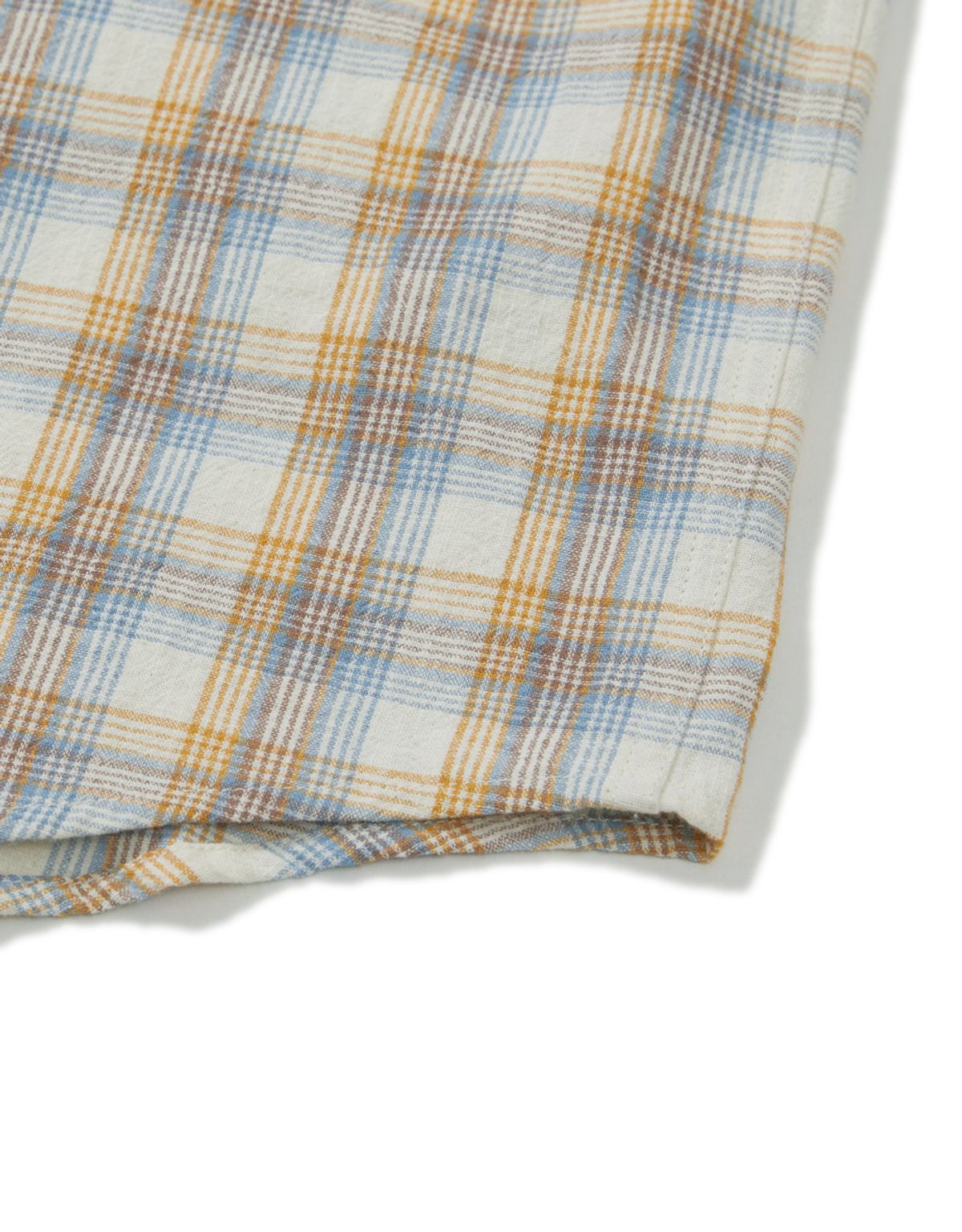 엠엠엘지(MMLG) SERIES PLAID HF SHIRT (BEIGE)