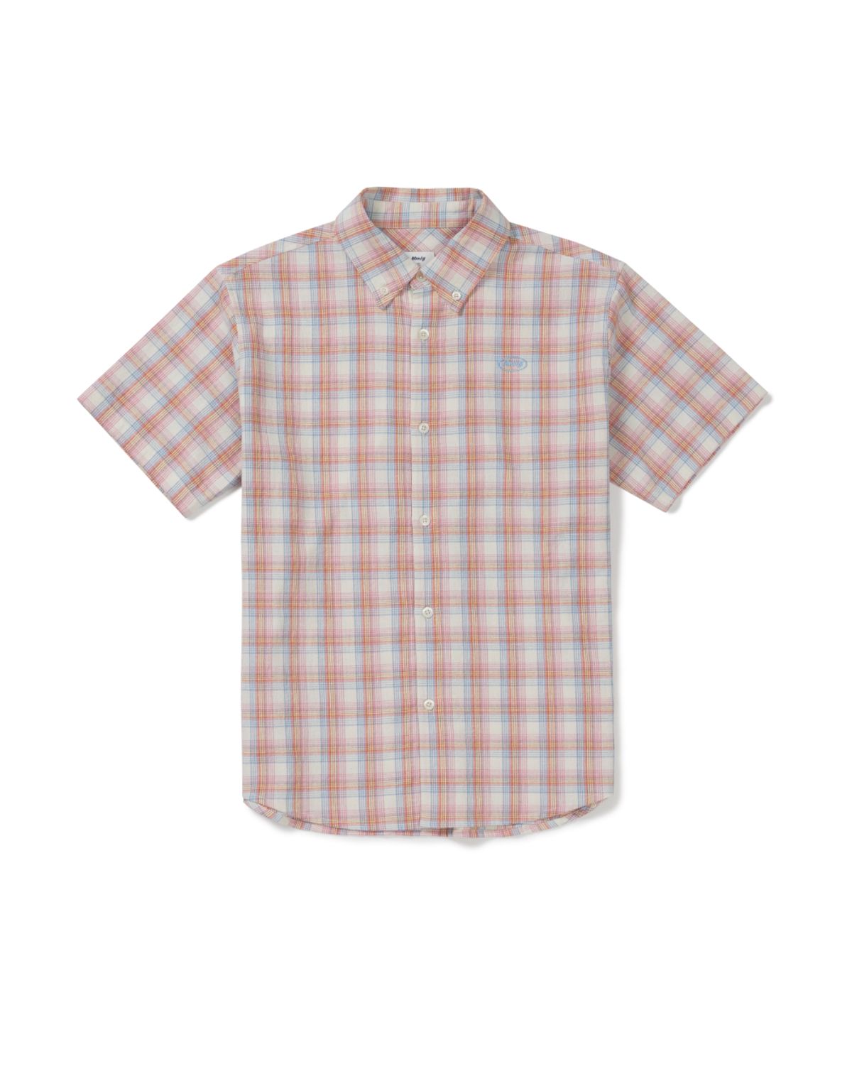 엠엠엘지(MMLG) SERIES PLAID HF SHIRT (PINK)