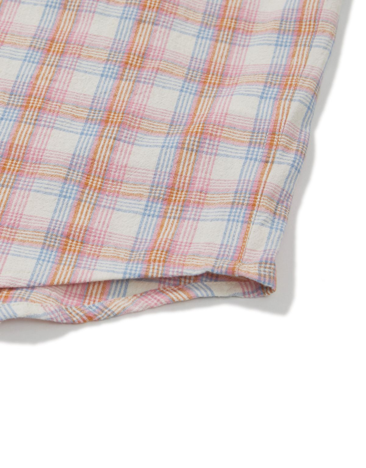 엠엠엘지(MMLG) SERIES PLAID HF SHIRT (PINK)
