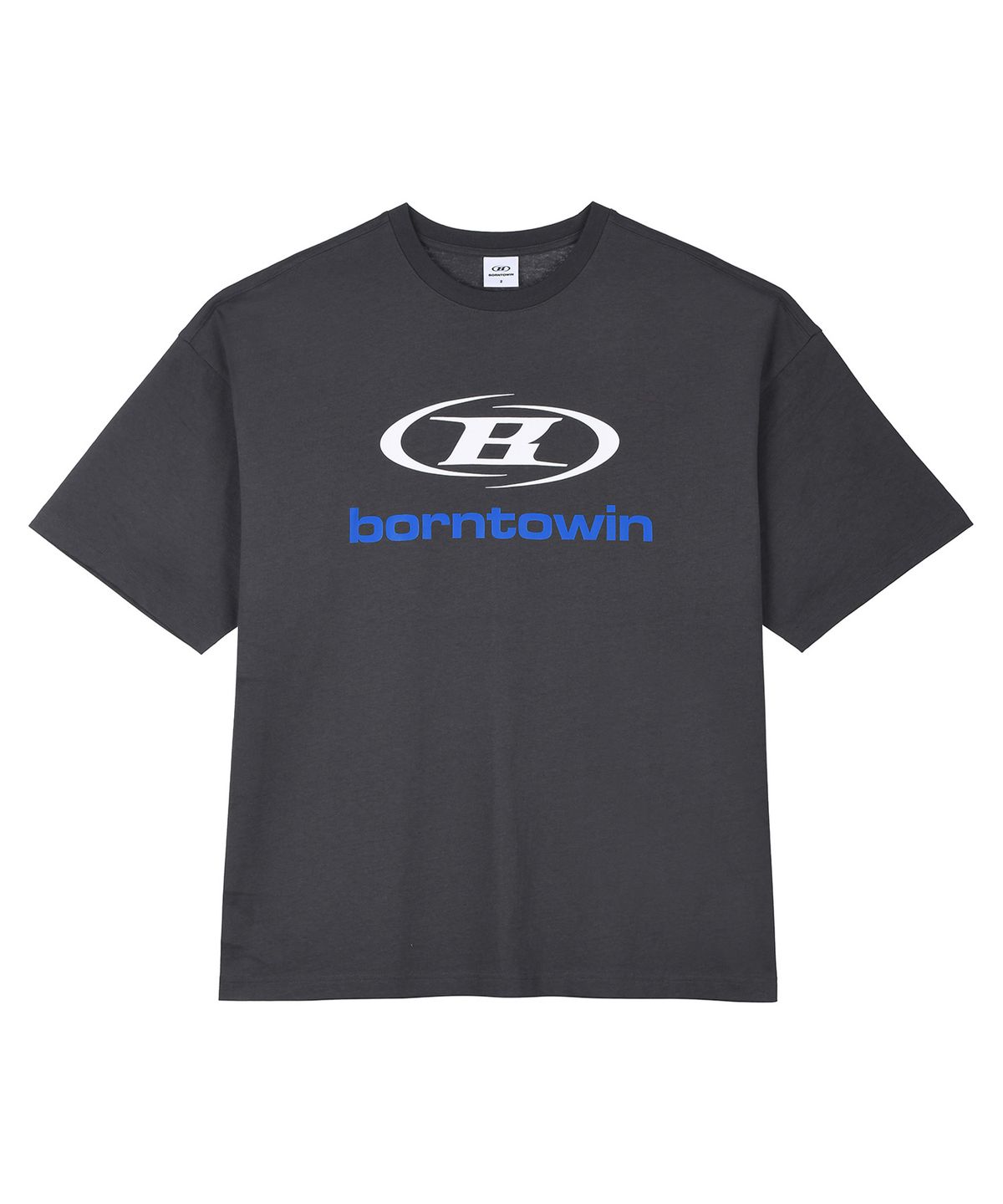 본투윈(BORN TO WIN) SYMBOL B LOGO T-SHIRTS [CHARCOAL]