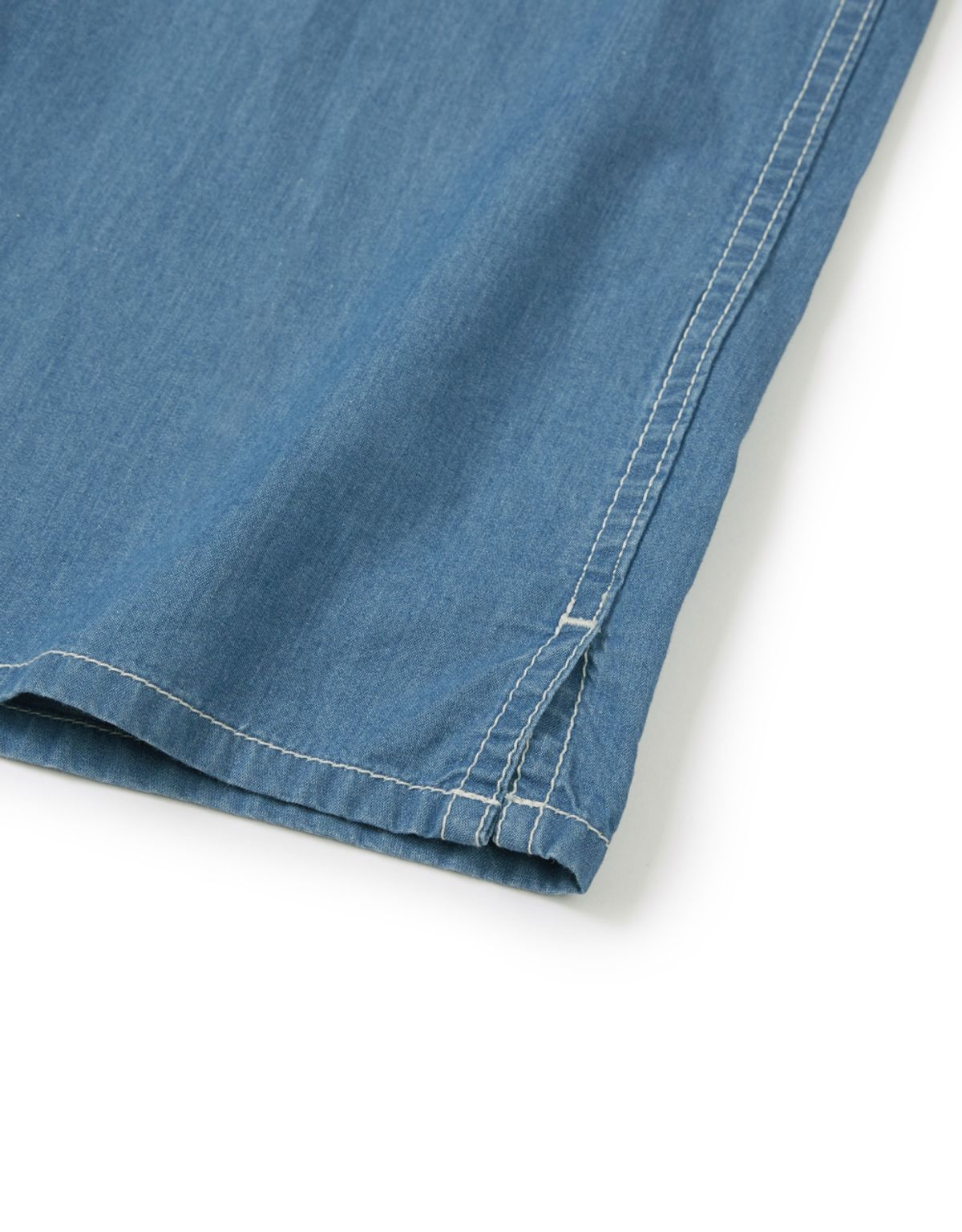 엠엠엘지(MMLG) WASHED DENIM HF SHIRT (LIGHT BLUE)