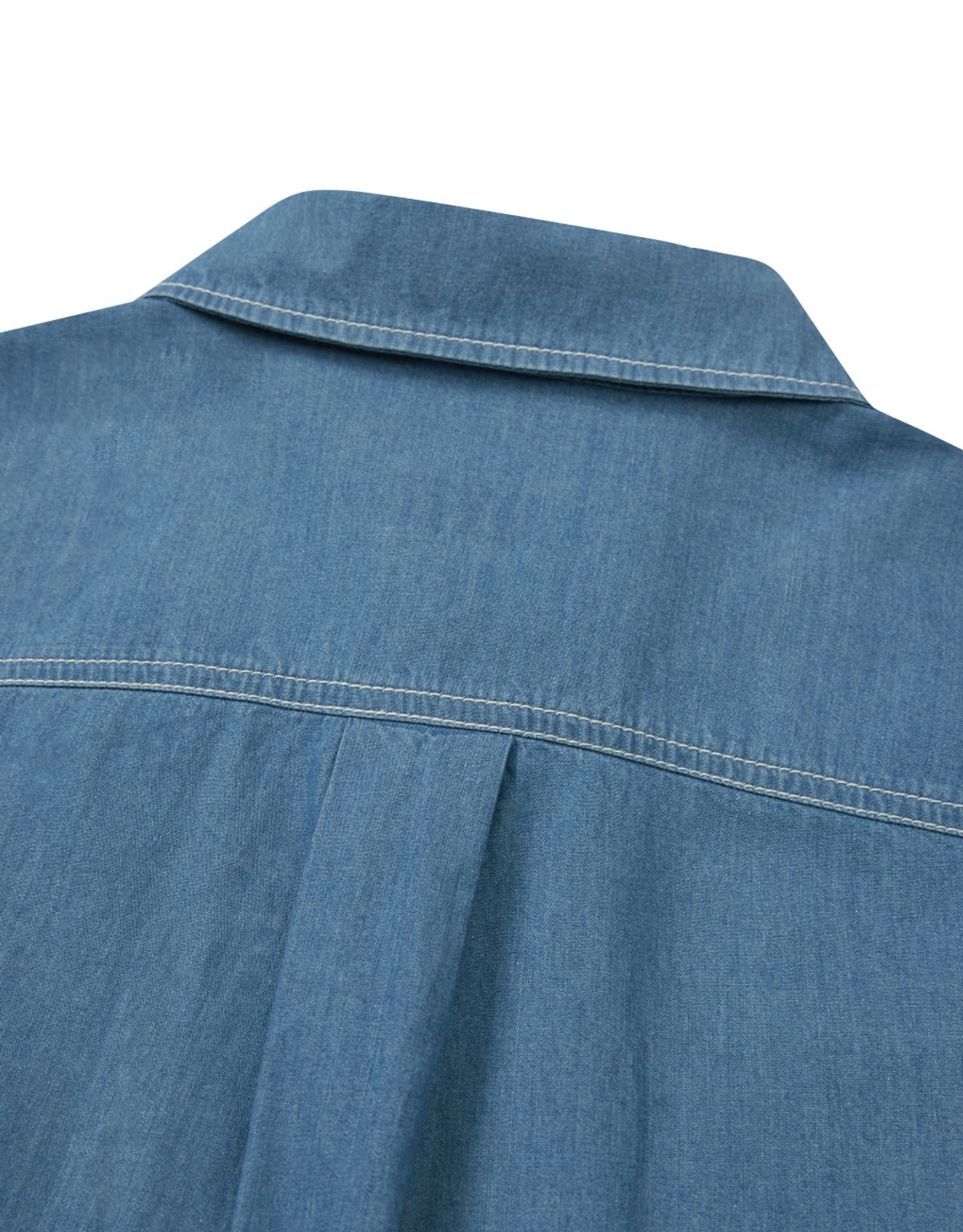 엠엠엘지(MMLG) WASHED DENIM HF SHIRT (LIGHT BLUE)