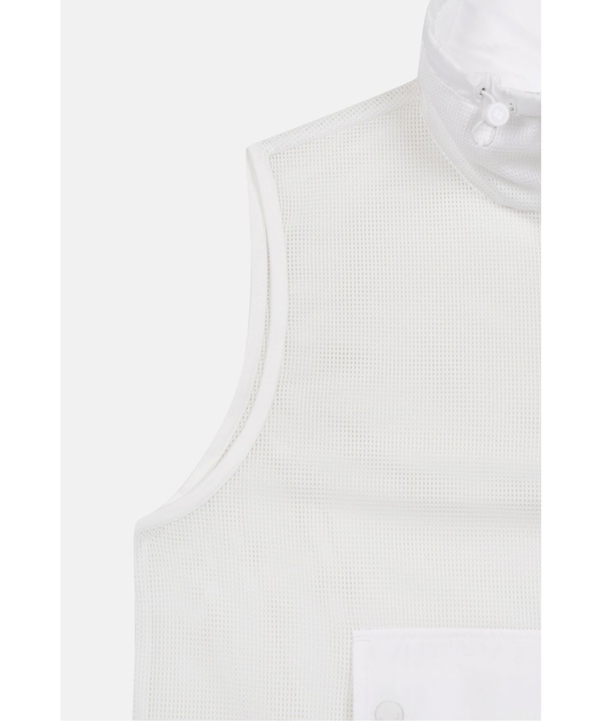 코오롱스포츠(KOLON SPORT) 여성 메쉬 레귤러핏 스탠드넥 베스트 TVVAM26502OWH