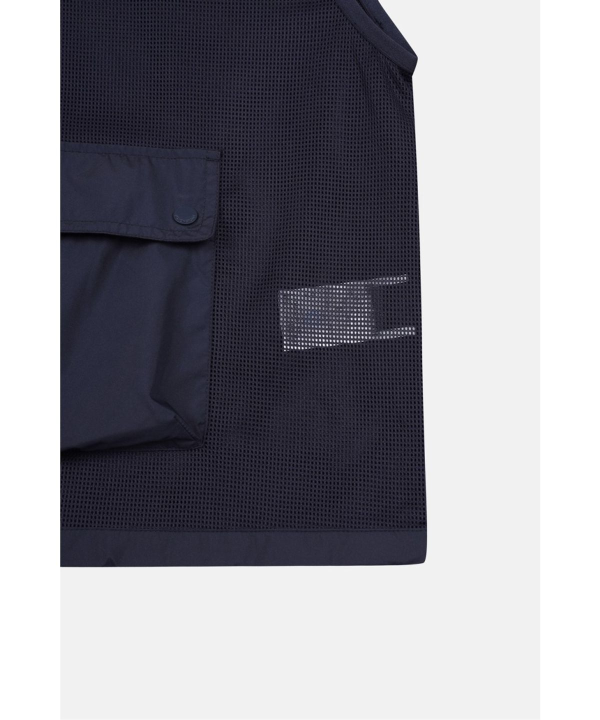 코오롱스포츠(KOLON SPORT) 여성 메쉬 레귤러핏 스탠드넥 베스트 TVVAM26502NAY