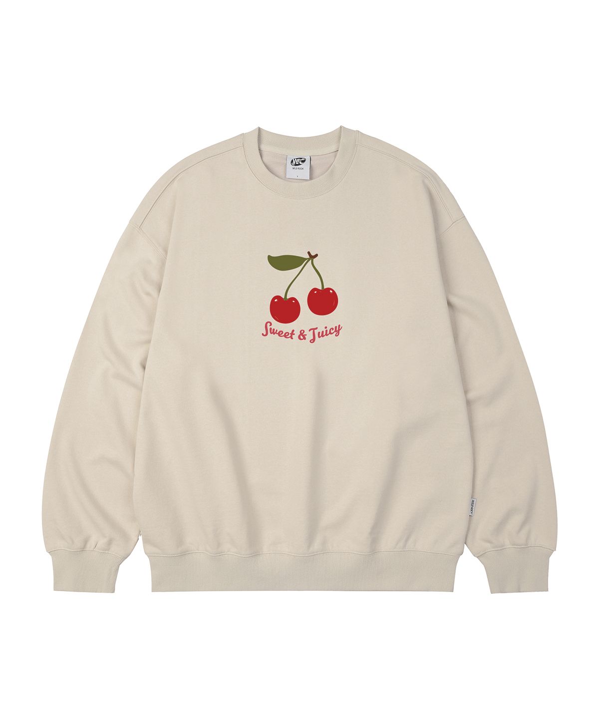 와일드락(WILDROCK) Juicy Cherry 오버핏 맨투맨_7 COL
