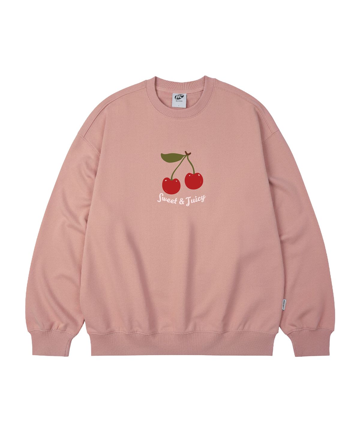 와일드락(WILDROCK) Juicy Cherry 오버핏 맨투맨_7 COL