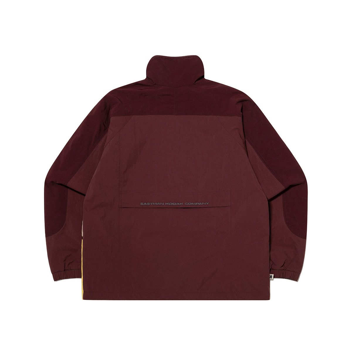 코닥(KODAK) 케이 컬러블럭 스탠넥 자켓 BURGUNDY