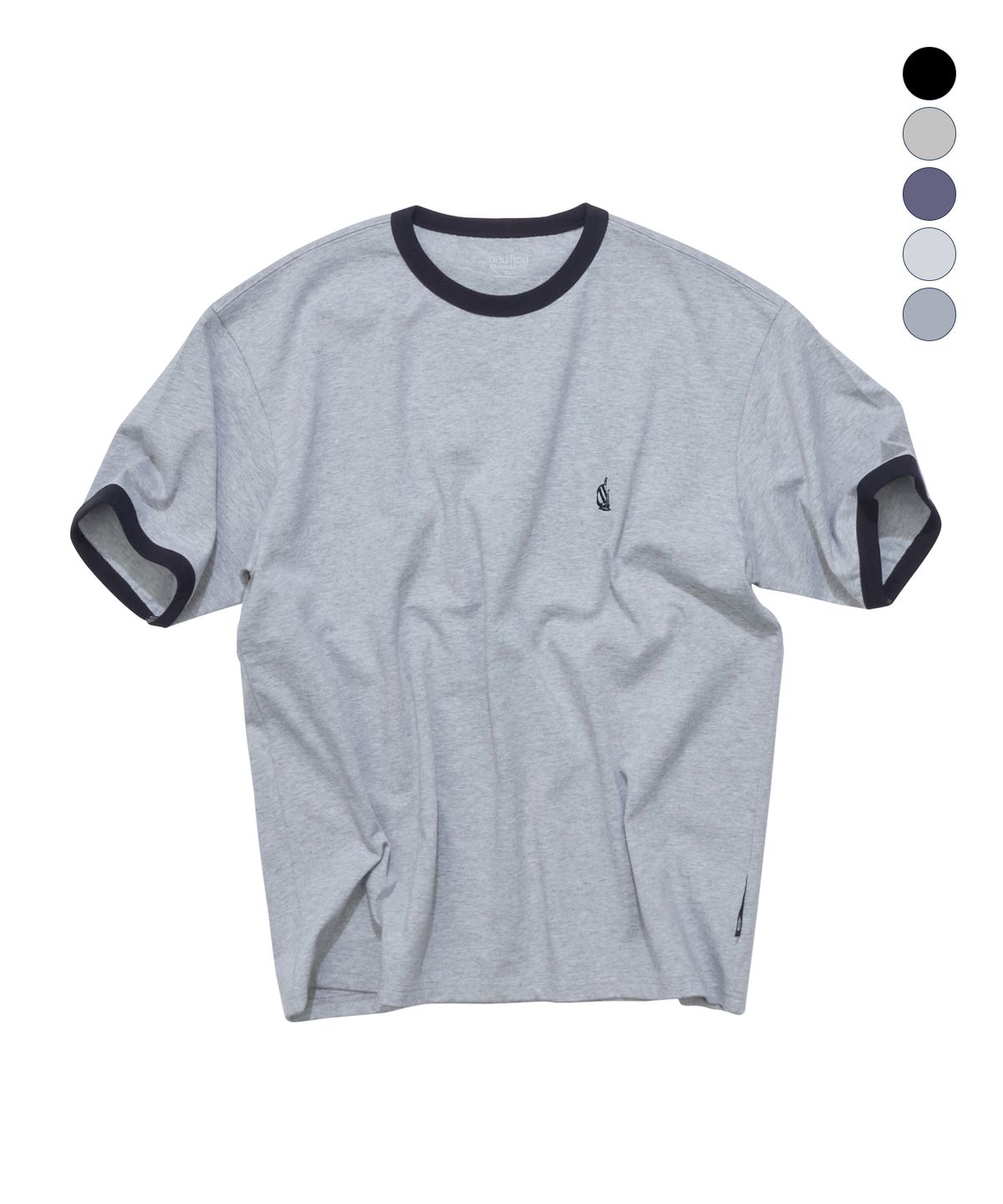 노티카(NAUTICA) 클래식 링거 티셔츠(5colors) NTS5526