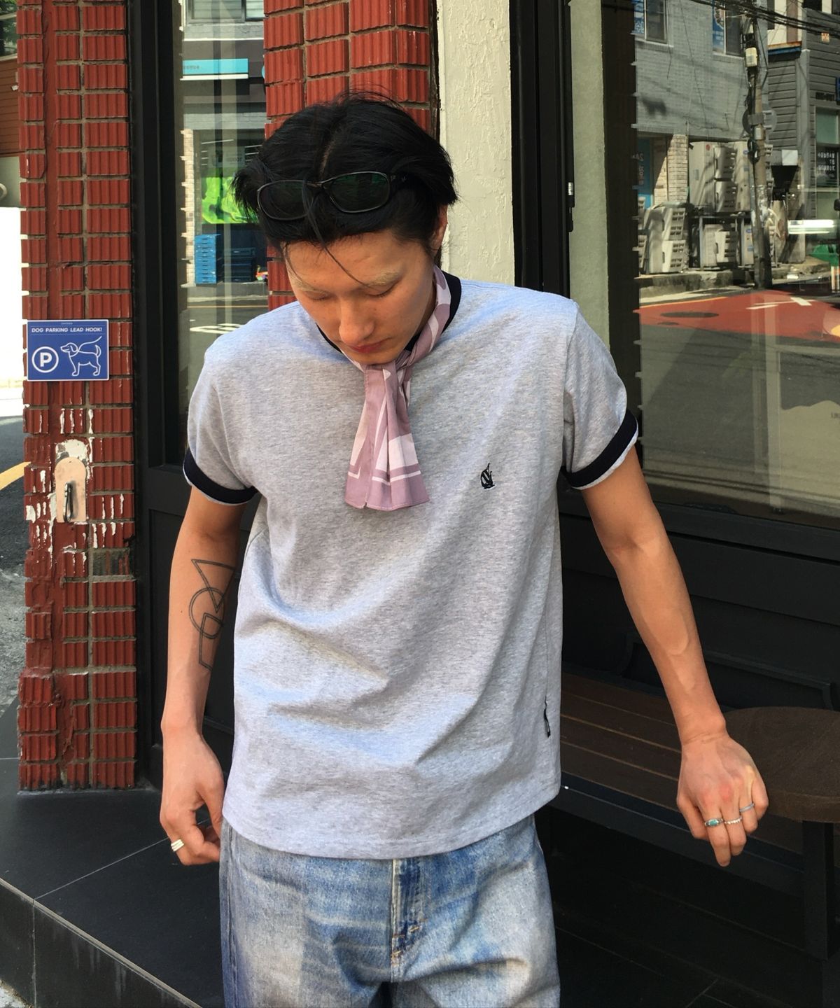 노티카(NAUTICA) 클래식 링거 티셔츠(5colors) NTS5526