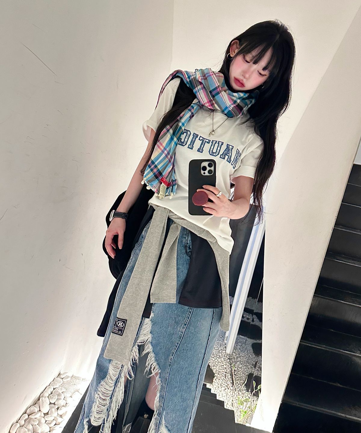 노티카(NAUTICA) 패치 레터링 티셔츠(4colors) NTS5536