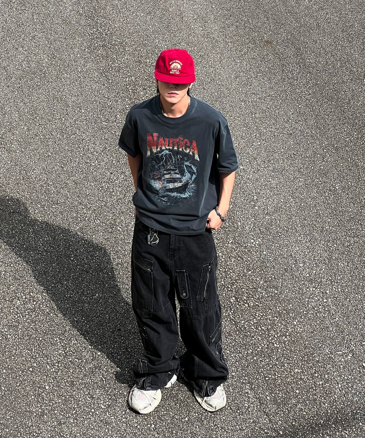 노티카(NAUTICA) 스톰 웨이브 티셔츠(2colors) NTS5596