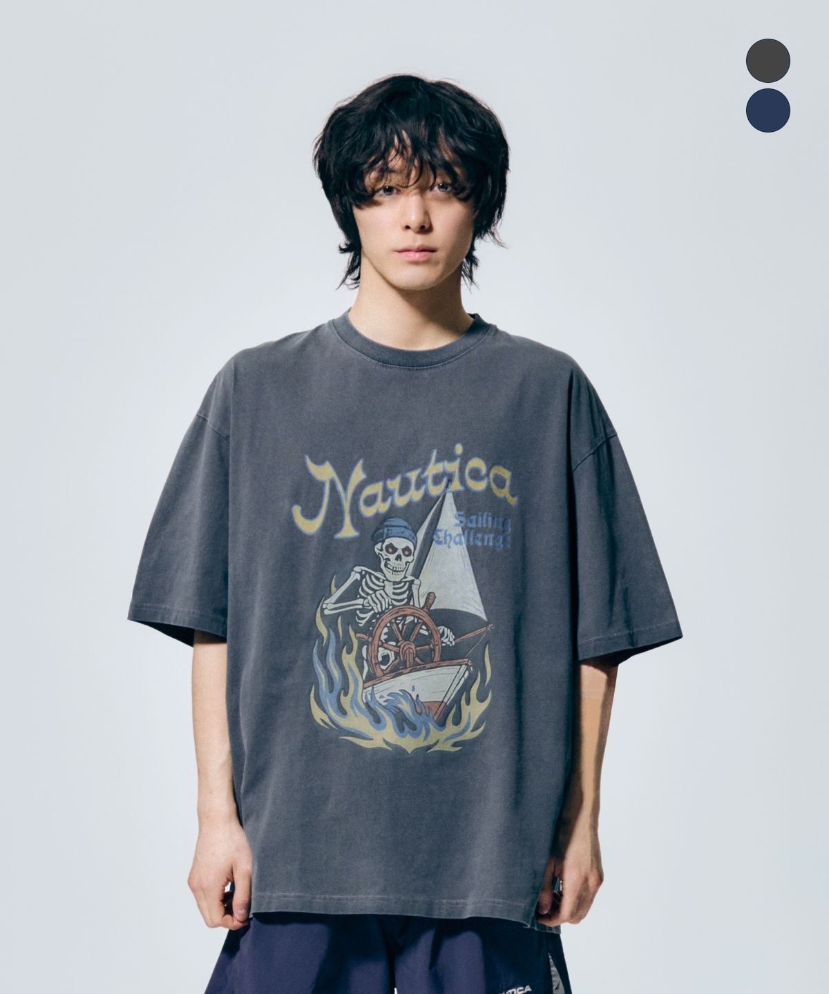노티카(NAUTICA) 마린 어드벤처 티셔츠(2colors) NTS5606