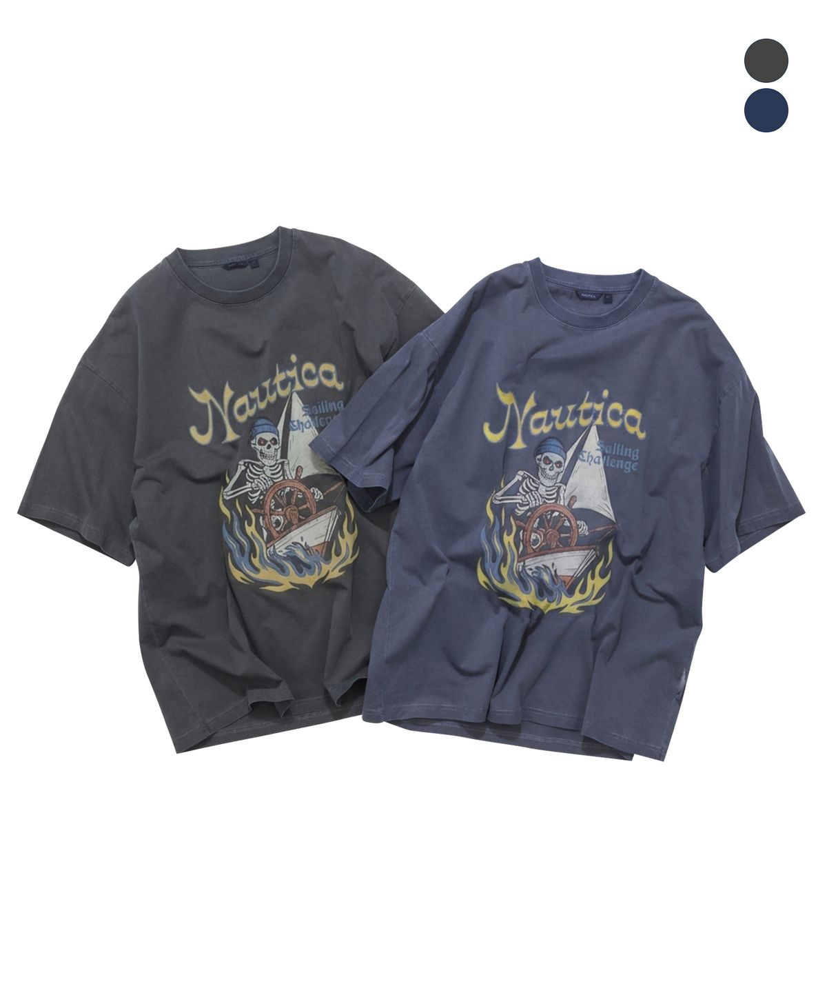 노티카(NAUTICA) 마린 어드벤처 티셔츠(2colors) NTS5606