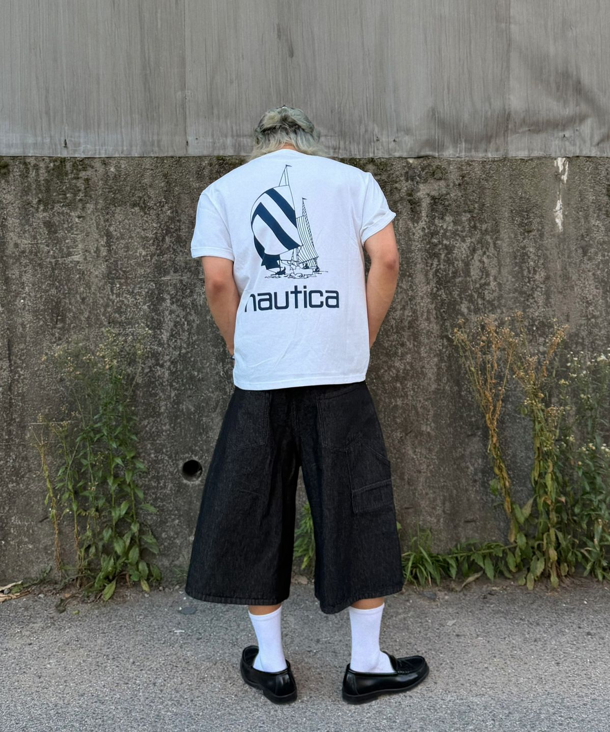 노티카(NAUTICA) 클래식 스피니커 티셔츠(2colors) NTS5646
