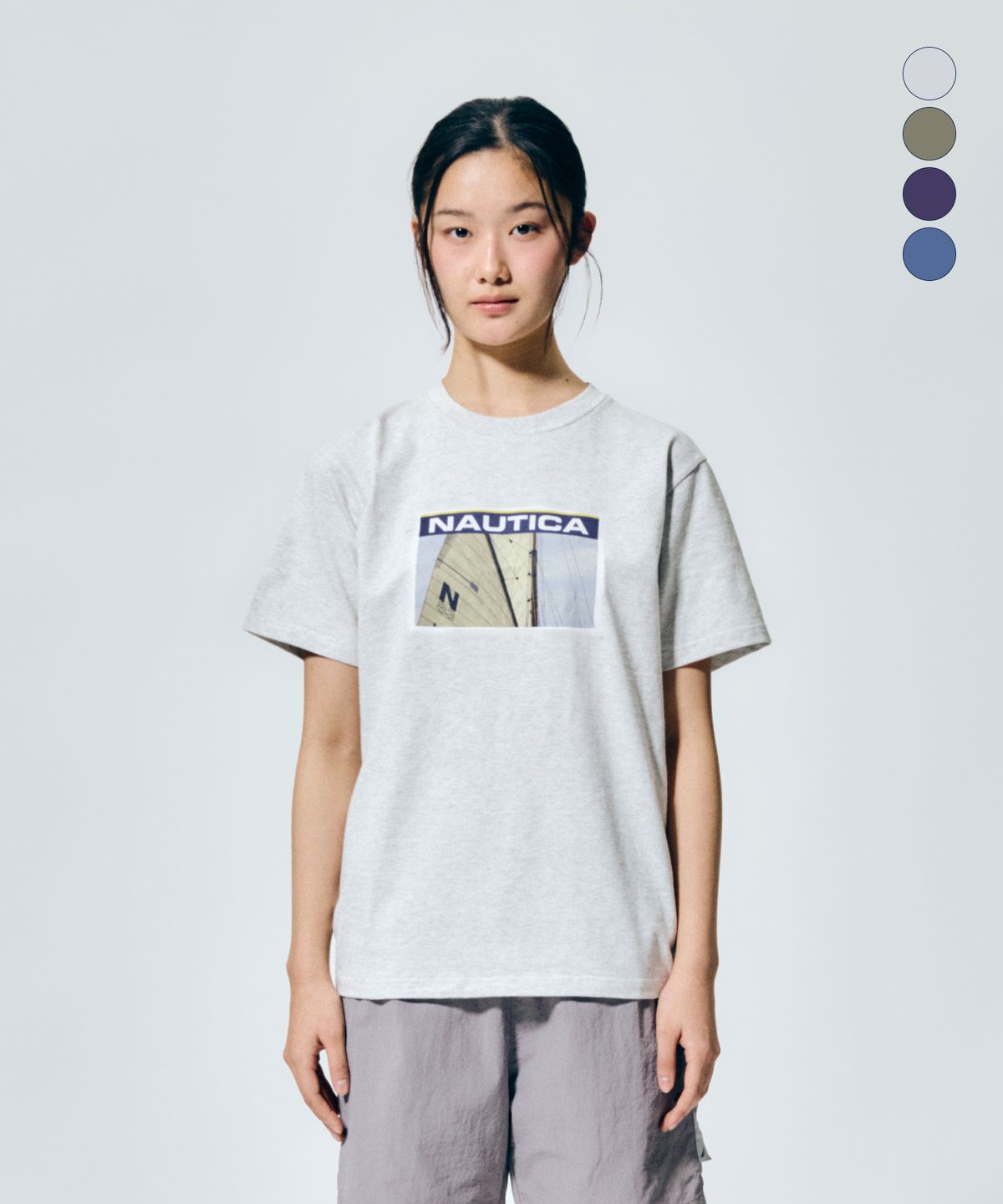 노티카(NAUTICA) 세일링 브리즈 티셔츠(4colors) NTS5656