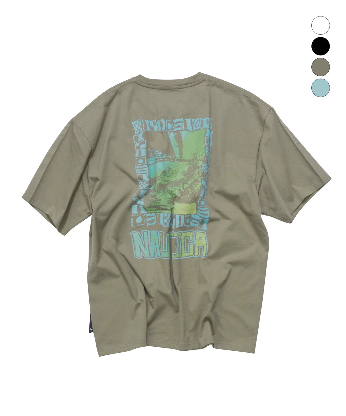 노티카(NAUTICA) 세일링 레가타 티셔츠(4colors) NTS5676