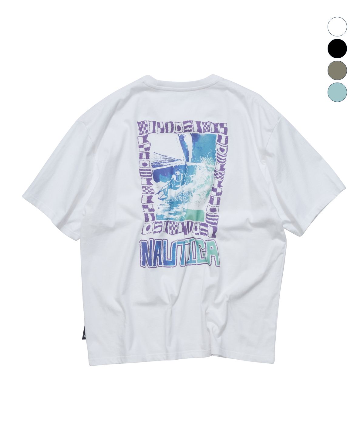 노티카(NAUTICA) 세일링 레가타 티셔츠(4colors) NTS5676