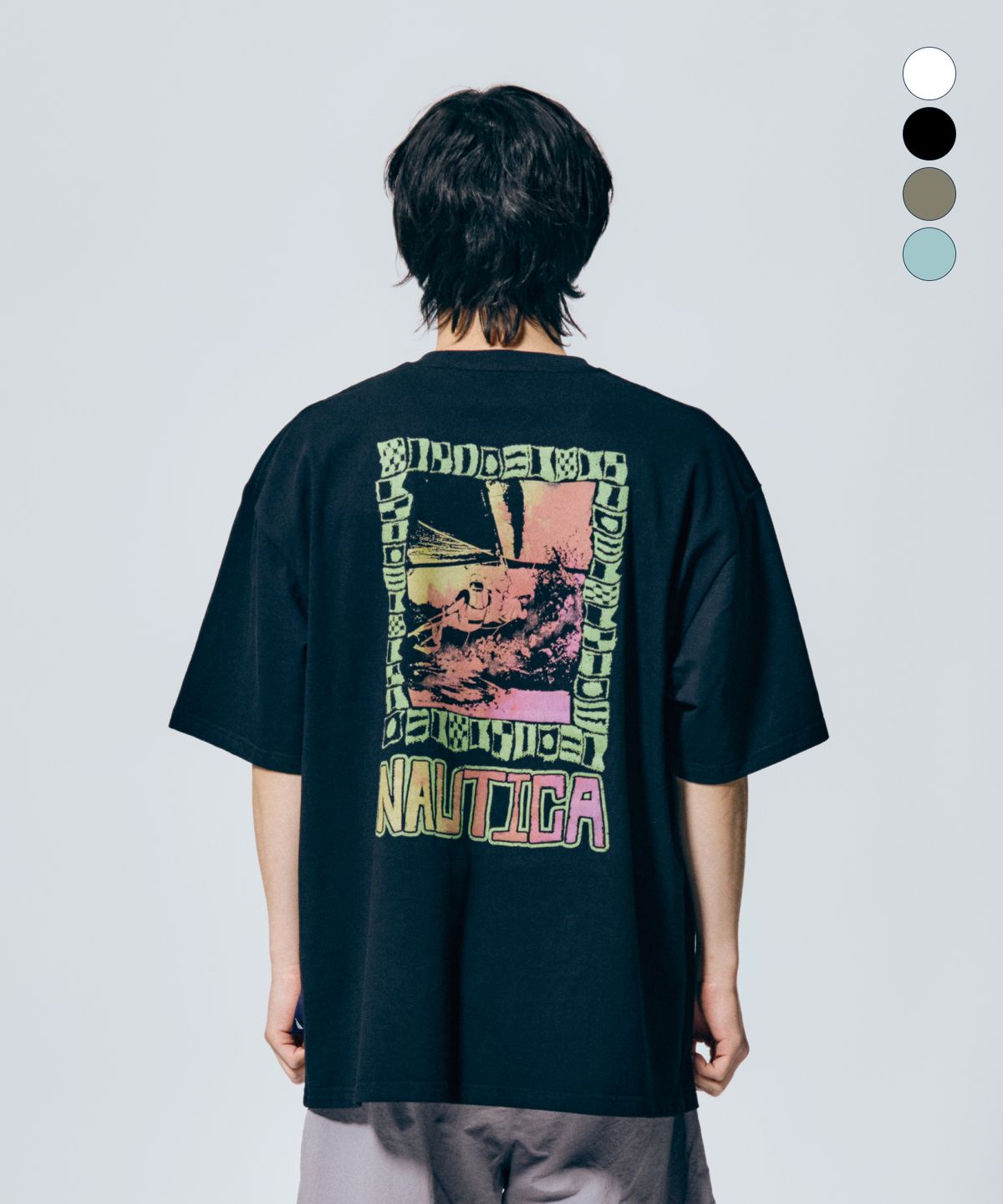 노티카(NAUTICA) 세일링 레가타 티셔츠(4colors) NTS5676