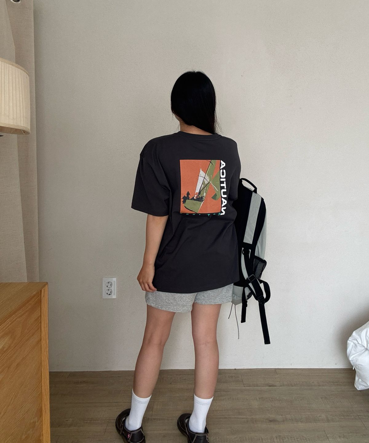 노티카(NAUTICA) 세일링 버티컬 티셔츠(3colors) NTS5686