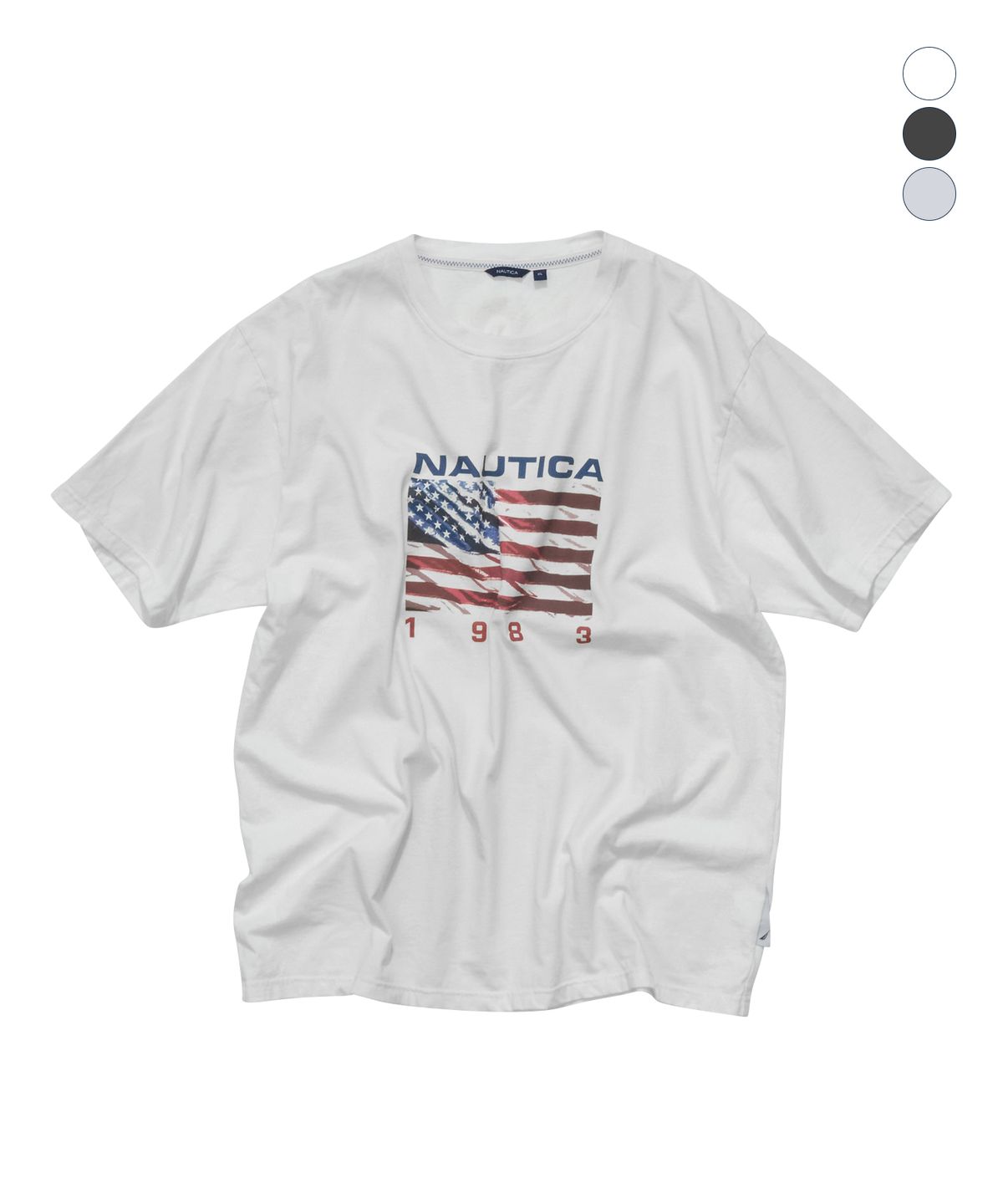 노티카(NAUTICA) 아메리칸 플래그 티셔츠(3colors) NTS5706