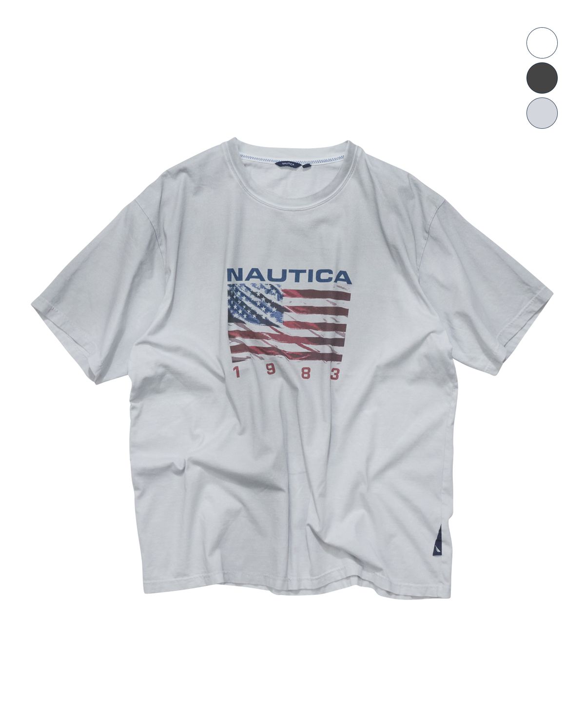 노티카(NAUTICA) 아메리칸 플래그 티셔츠(3colors) NTS5706