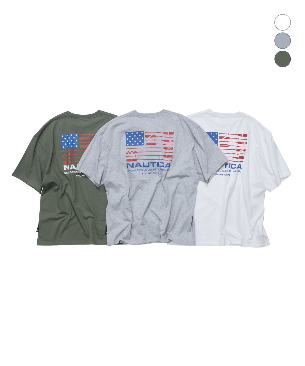 노티카(NAUTICA) USA 레가타 티셔츠(3colors) NTS5716