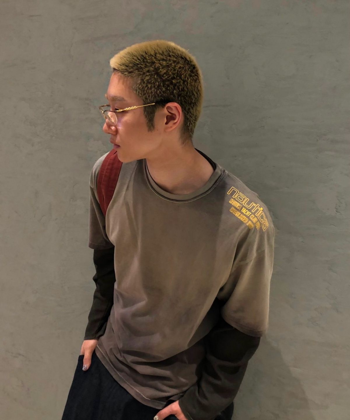 노티카(NAUTICA) 요트 블루프린트 티셔츠(4colors) NTS5726