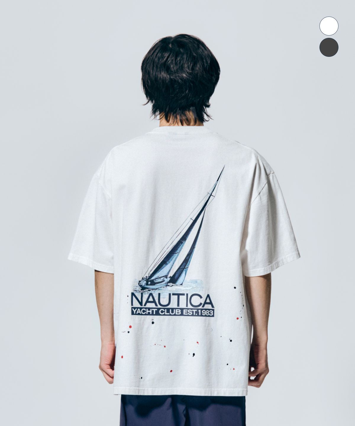 노티카(NAUTICA) 그랜드 세일링 티셔츠(2colors) NTS5776