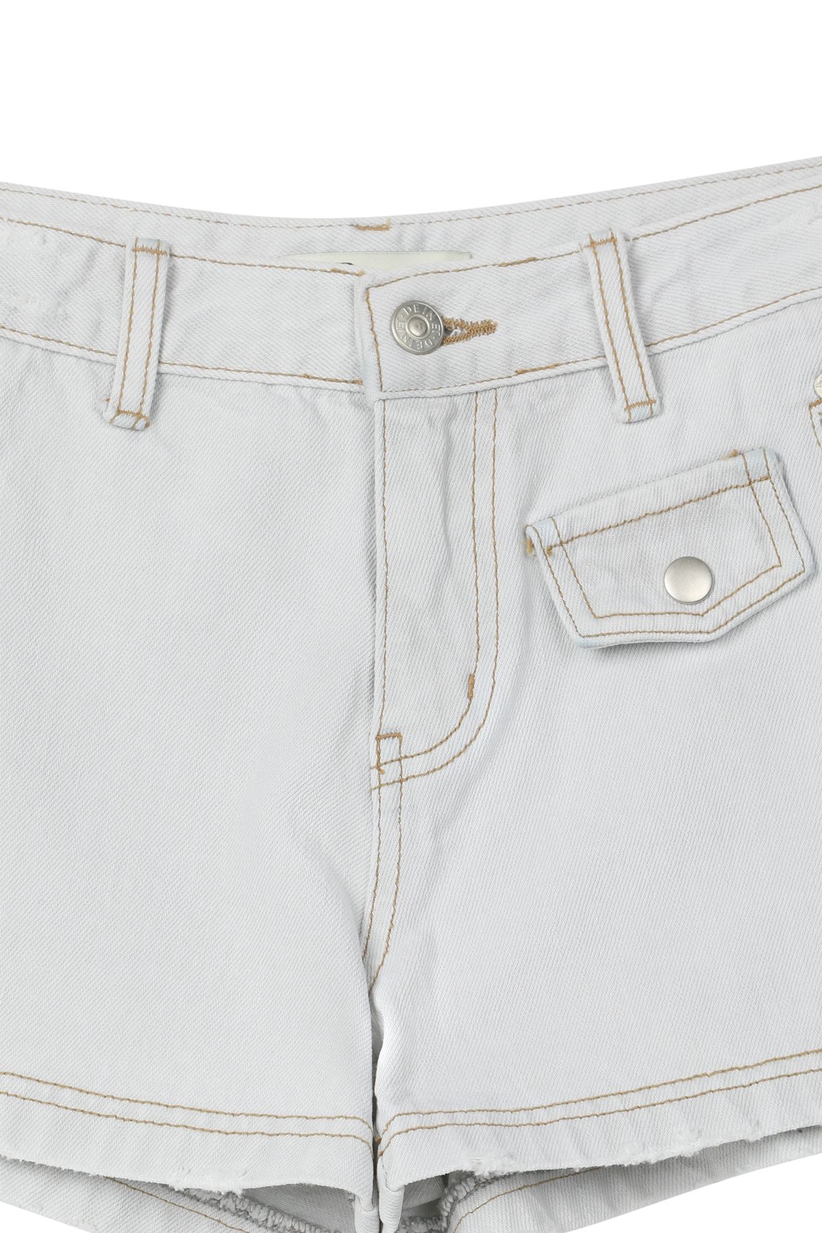 다이닛(DEINET) DENIM SHORTS IN ICE BLUE
