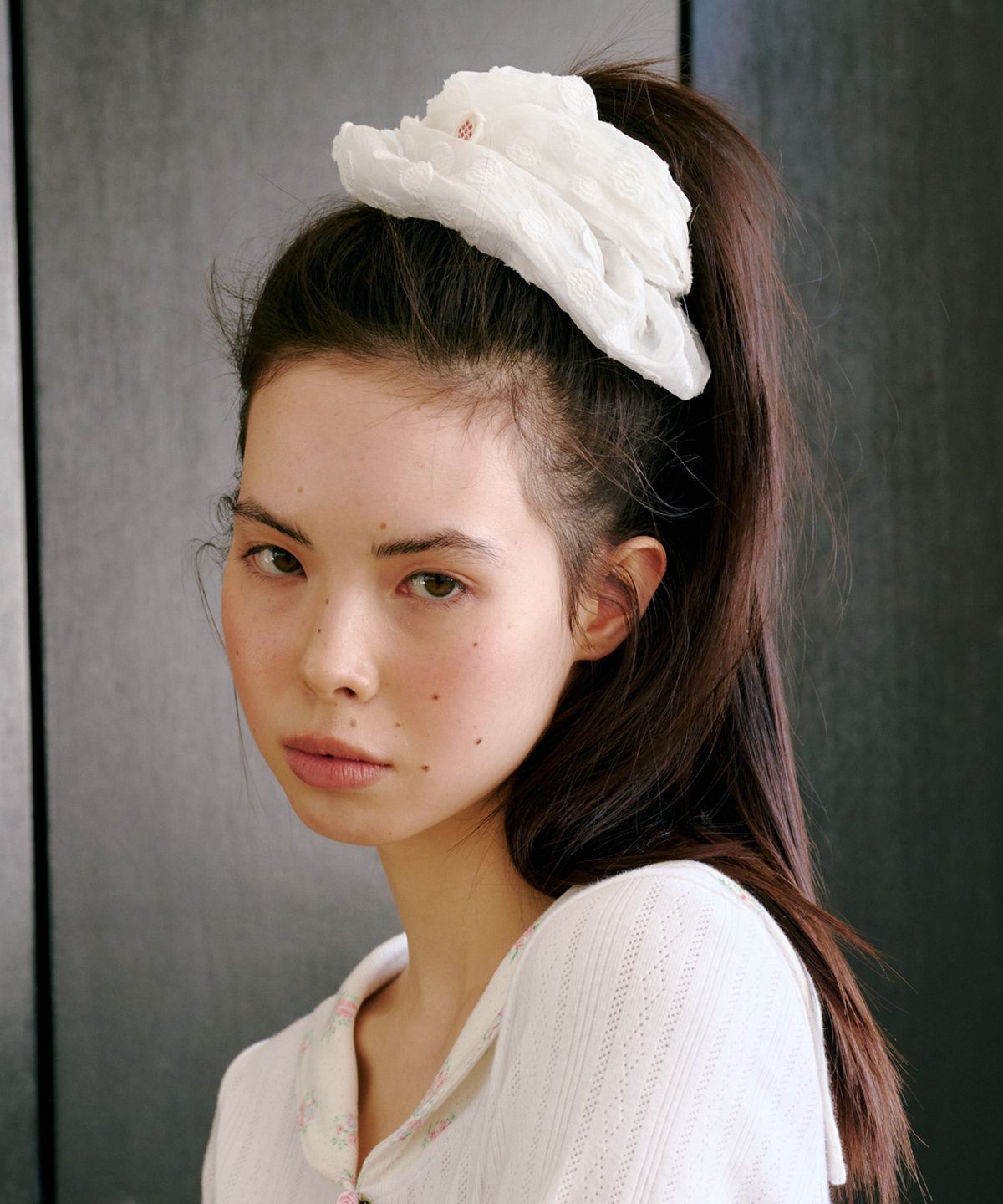 펀프롬펀(FUNFROMFUN) Cotten Candy scrunchie, Mashmallow White