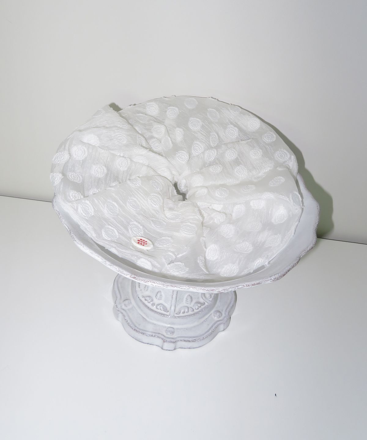 펀프롬펀(FUNFROMFUN) Cotten Candy scrunchie, Mashmallow White