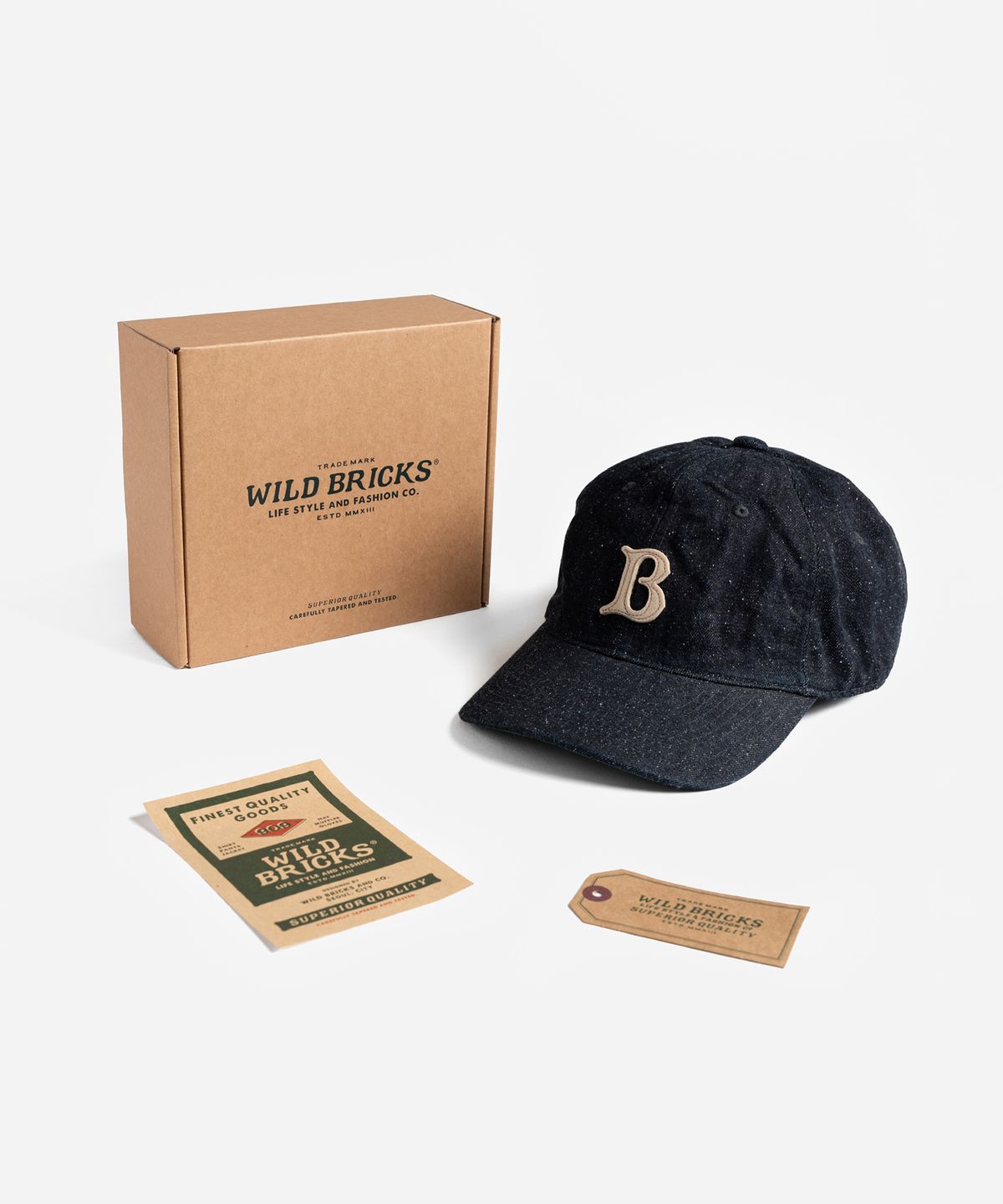 와일드 브릭스(WILD BRICKS) W25 BASEBALL CAP (denim)