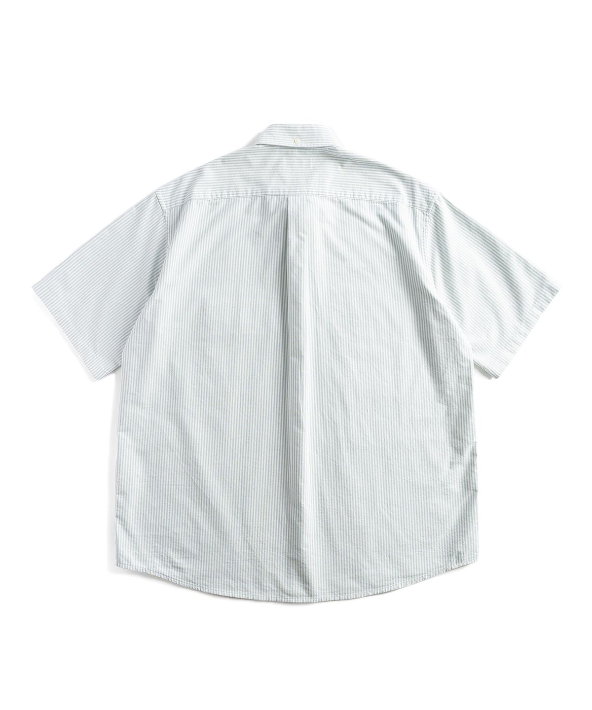 와일드 브릭스(WILD BRICKS) W25 ARMY OCBD SHIRT (green stripe)