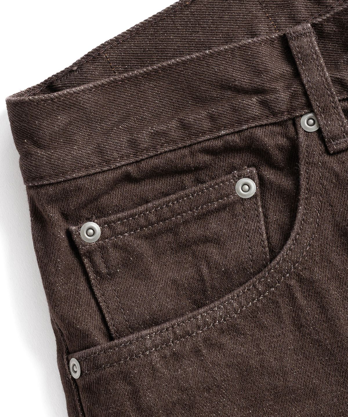 와일드 브릭스(WILD BRICKS) W25 FIVE-POCKET JEANS [LOT. 201BR] (brown)