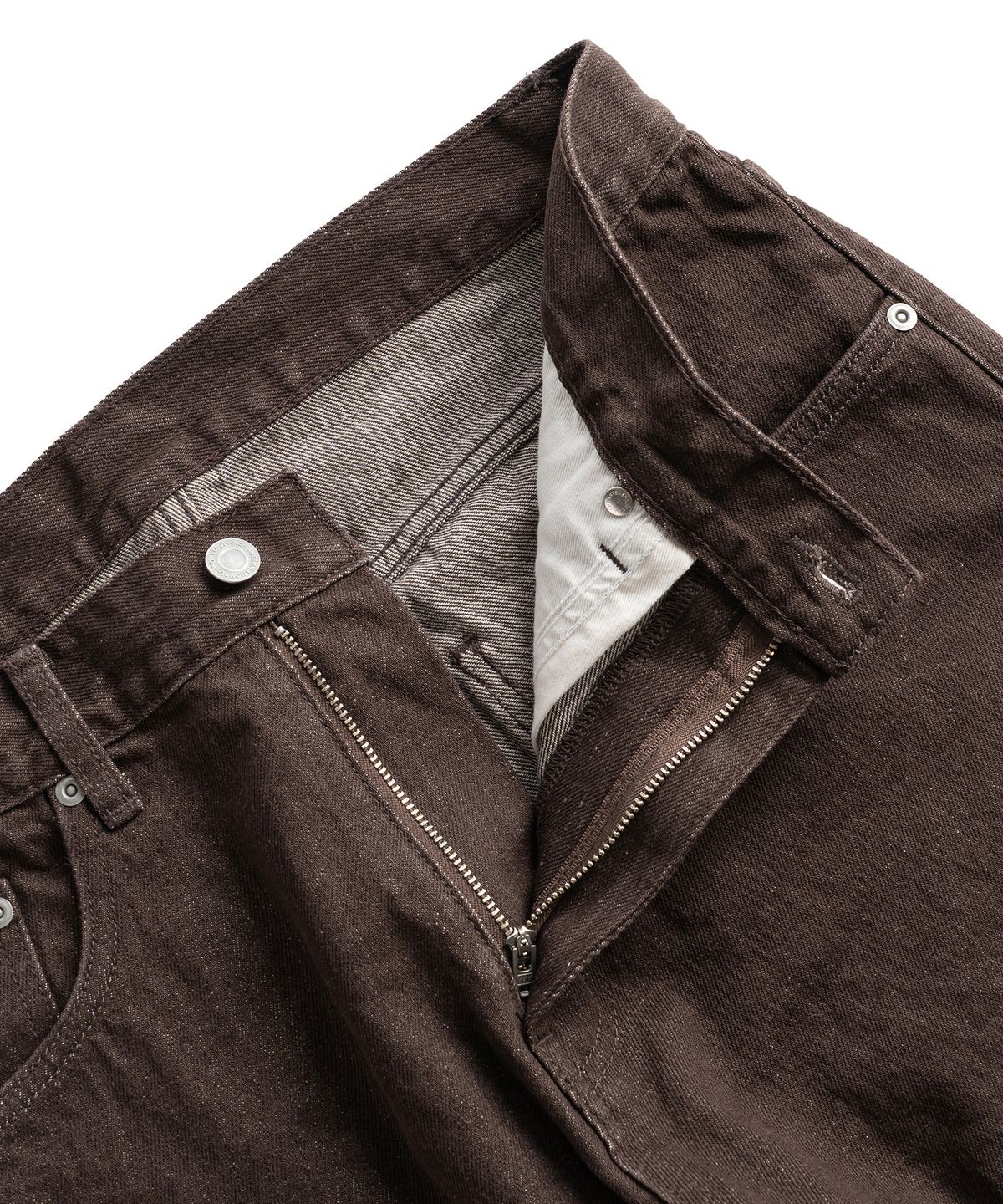 와일드 브릭스(WILD BRICKS) W25 FIVE-POCKET JEANS [LOT. 201BR] (brown)