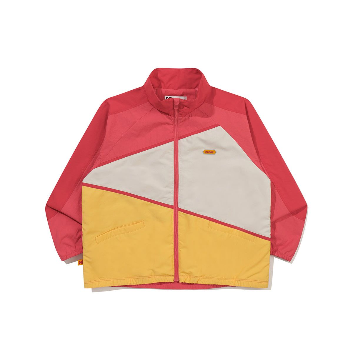 코닥 키즈(KODAK KIDS) 케이 컬러블럭 스탠넥 자켓 키즈 RED