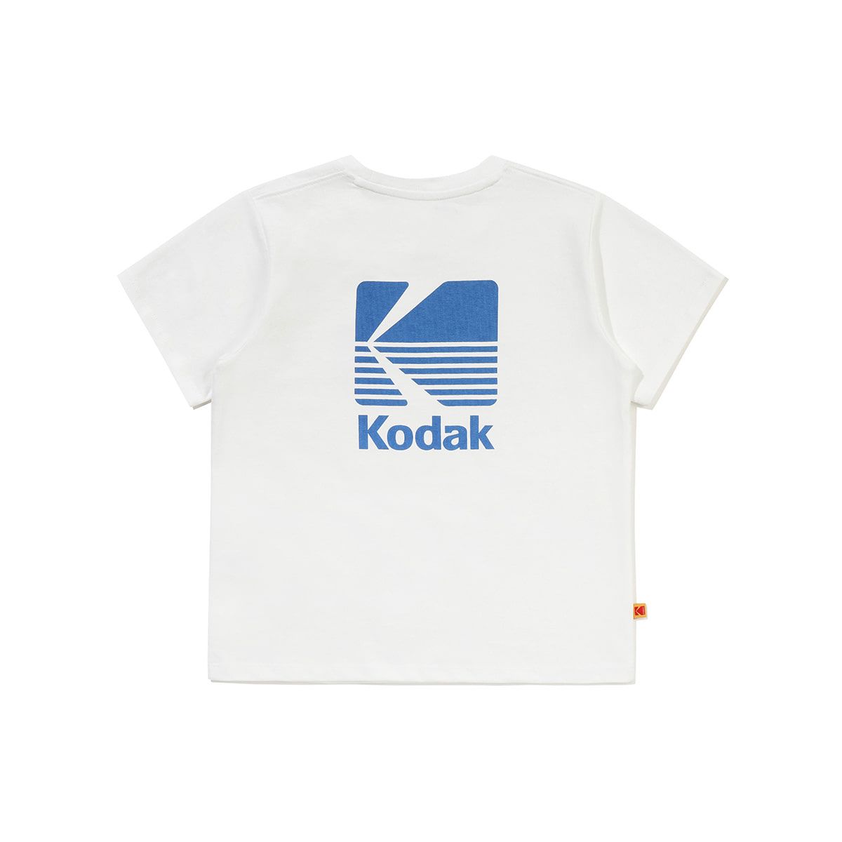 코닥 키즈(KODAK KIDS) 빅로고 코튼 반팔 티셔츠 키즈 WHITE